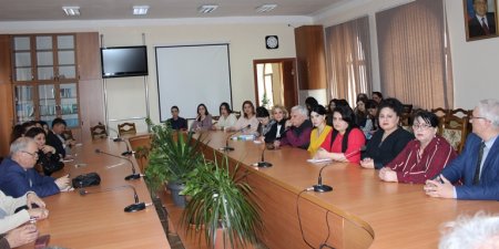 “Türk dünyasının üç böyük dühası - Əli Bəy Hüseynzadə, Əhməd Bəy Ağaoğlu, Hilmi Ziya Ülkən” mövzusunda seminar keçirilmişdir