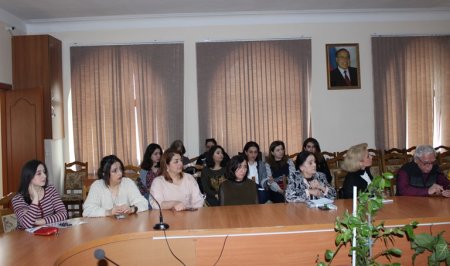 “Türk dünyasının üç böyük dühası - Əli Bəy Hüseynzadə, Əhməd Bəy Ağaoğlu, Hilmi Ziya Ülkən” mövzusunda seminar keçirilmişdir