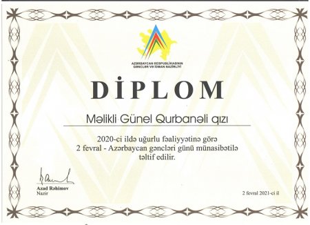 Fəlsəfə və Sosiologiya İnstitutunun əməkdaşı diplomla təltif edilib