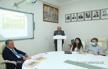 Gənc alim Günel Məliklinin “Azərbaycan Milli Elmlər Akademiyasının şərəfli tarix yolu” kitabının təqdimatı keçirilib