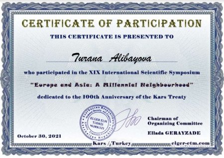 Fəlsəfə və Sosiologiya İnstitutunun doktorantı Beynəlxalq Konfransın Plenar iclasında məruzə ilə çıxış etmişdir