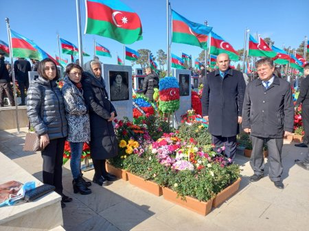 II Fəxri Xiyabanda Vətən Müharibəsi Qəhrəmanının anım tədbiri kecirilmişdir