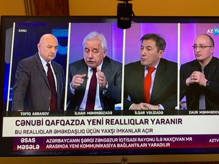 Professor İlham Məmmədzadə AzTv-nin “Əsas məsələ” verilişinin qonağı olub