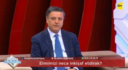 Fəlsəfə elmləri doktoru Füzuli Qurbanov İctimai televiziyanın 