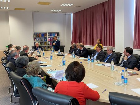 The presentation of the book "Geographical globalization: ecological and bioethical problems of the information society" was held