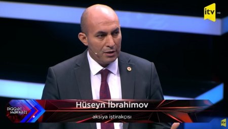 Fəlsəfə üzrə fəlsəfə doktoru Hüseyn İbrahimov İctimai tv-nin 