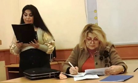 Gənc alim, dosent Günel Məlikli  “İnsan psixologiyasının təsviri” mövzusunda çıxış etmişdir