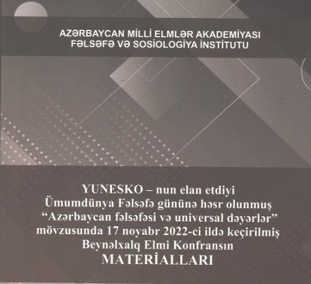 Beynəlxalq Elmi Konfransın materiallarından ibarət toplu nəşr olunub