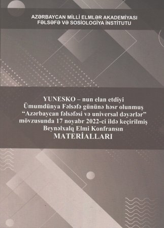 Beynəlxalq Elmi Konfransın materiallarından ibarət toplu nəşr olunub