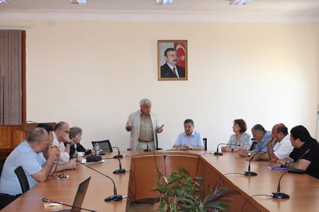 “Prezident İlham Əliyevin xilaskarlıq və quruculuq fəlsəfəsi - Heydər Əliyev irsinə töhfə” mövzusunda seminar keçirilmişdir