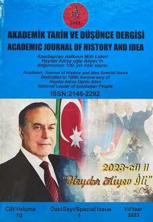 Türkiyənin “Akademik tarix və düşüncə” jurnalının xüsusi sayı Ulu Öndər Heydər Əliyevin 100 illiyinə həsr olunub