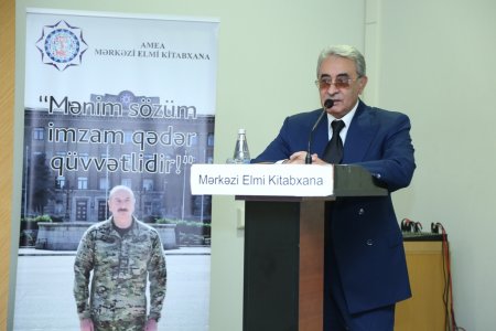 AMEA-da akademik Cahangir Kərimovun anadan olmasının 100 illiyinə həsr edilmiş konfrans keçirilib