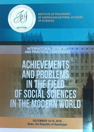 Achıevements and problems ın the fıeld of social scıences ın the modern world - 14-15, 2018, Baku