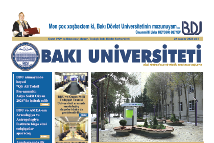 Dosent Günel Məliklinin “DAHİ LİDER HEYDƏR ƏLİYEV VƏ BAKI DÖVLƏT UNİVERSİTETİ” adlı məqaləsi çap olunub Dosent Günel Məliklinin “DAHİ LİDER HEYDƏR ƏLİYEV VƏ BAKI DÖVLƏT UNİVERSİTETİ” adlı məqaləsi çap olunub