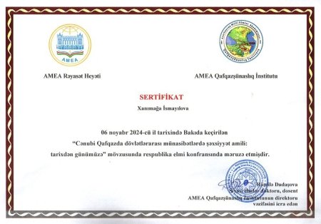 Əməkdaşlarımız elmi konfransda çıxış ediblər