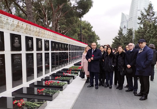 Azərbaycan Milli Elmlər Akademiyası Azad Həmkarlar İtifaqı 20 Yanvar Ümumxalq Hüzn Günü ilə bağlı anım tədbiri keçirib