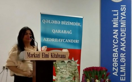 Dosent Günel Məliklinin AMEA-da "Qadınlar və qızlar elmdə" adlı konfransda məruzəsi