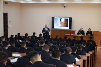 F.ü.f.d. Radif Mustafayev “İslam dünyası və Azərbaycanda fəlsəfənin inkişafı” mövzusunda ustad dərsi keçmişdir
