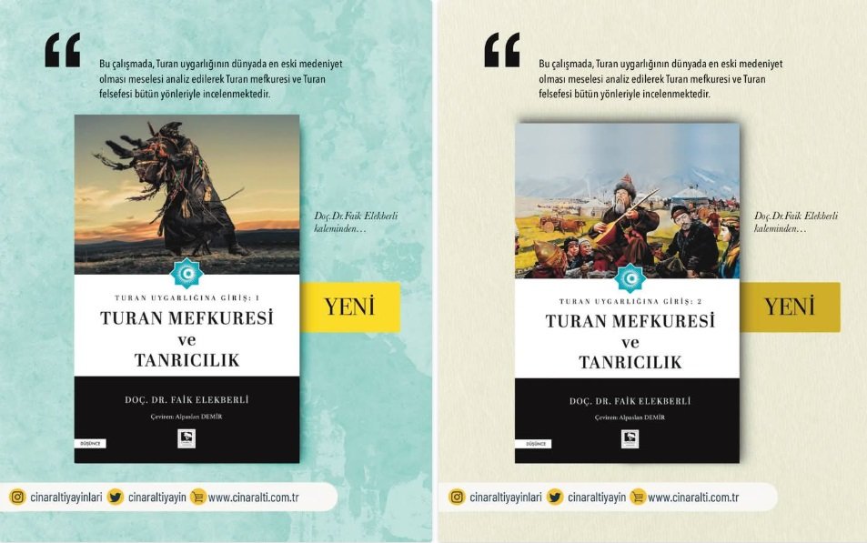 Faiq Ələkbərlinin “Turan sivilizasiyasına giriş: Turan məfkurəsi və Tanrıçılıq” kitabı Türkiyədə yenidən nəşr olunub