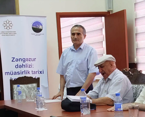 Faiq Ələkbərli “Zəngəzur dəhlizi və Türk dünyasının gələcəyi” mövzusunda məruzə edib.