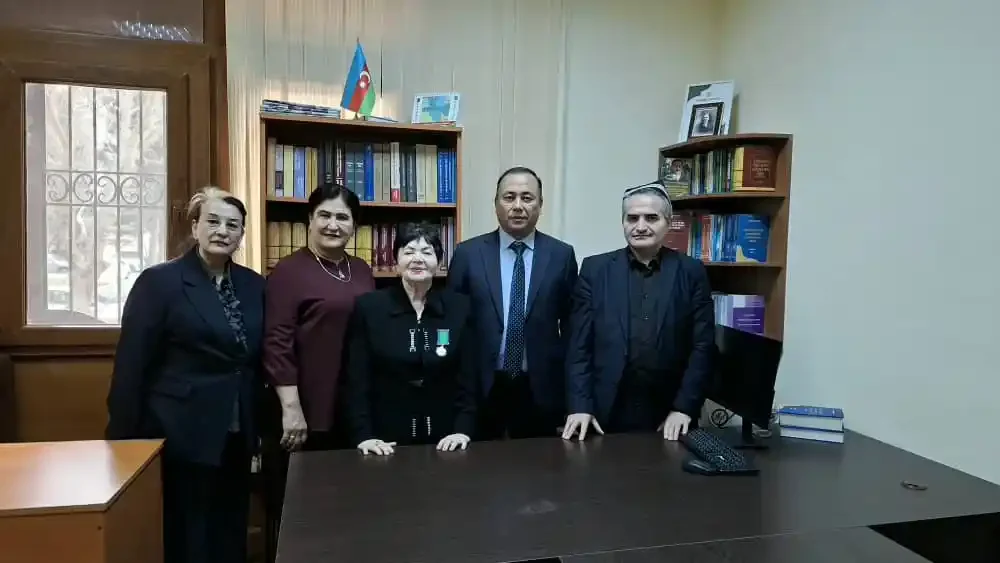 Özbəkistanlı alimlər AMEA Fəlsəfə və Sosiologiya İnstitutunda olublar
