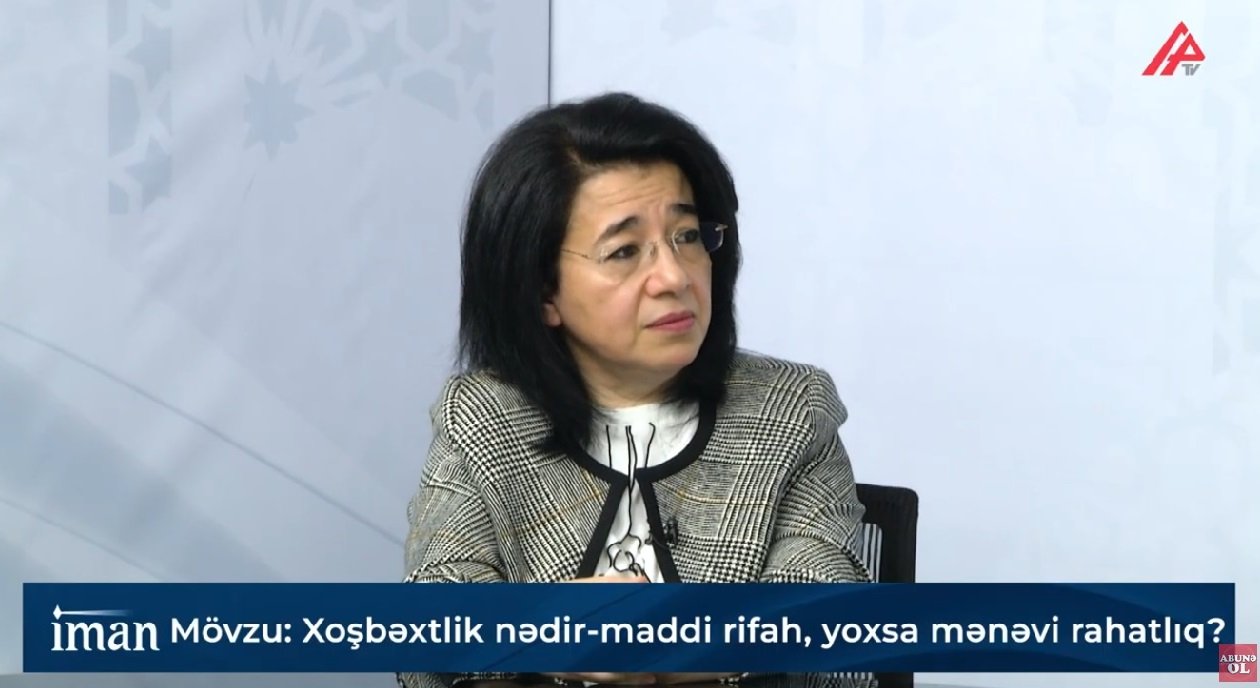 AMEA-nın müxbir üzvü Könül Bünyadzadə APA TV-nin qonağı olub